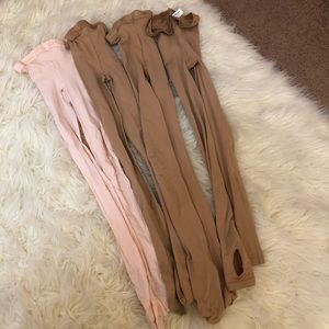 Lot of girls S/M capezio dance tights